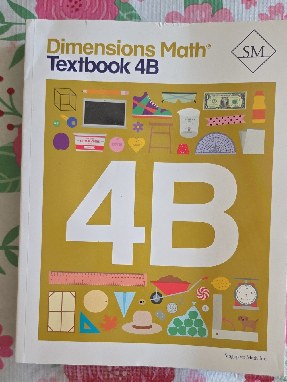 Singapore Dimensions Math Textbook 4B - Gold